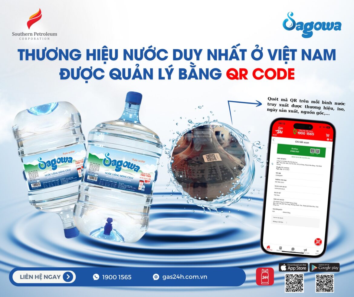 Mã QR Trên Bình Nước Sagowa: Chìa Khóa Vàng Đảm Bảo Nguồn Gốc & An Toàn Tuyệt Đối
